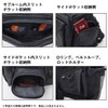 Daiwa Hip Bag (D) Spiral Black 16×34×23cm (6.3×13.4×9.1 inches)