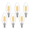 Lamsky E14 LED Bulb Dimmable,110V 400LM 40W Equivalent Warm White
