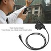 Radio Headset Adapter Push To Talk Clear Sound Walkie Talkie