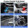 qbvk Removable Rear Cup Holder for Ford Bronco 2021 2022