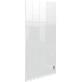 Nobo Transparent Acrylic Mini Desktop or Wall Mounted Whiteboard, Portable, Dry Erase, Frameless, 300 x 300 mm, Includes Marker Pen And Mounting Pads, Clear, 1915616