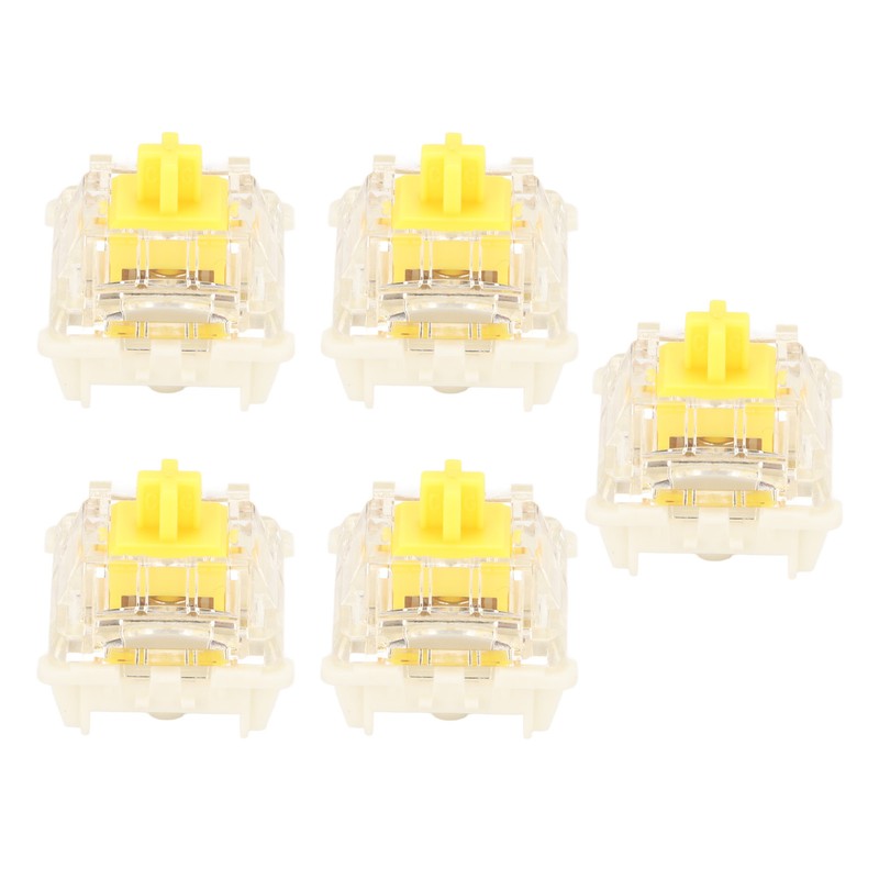45Pcs Mechanical Keyboard Switches Waterproof Backlight Silent Linear Mechanical Key