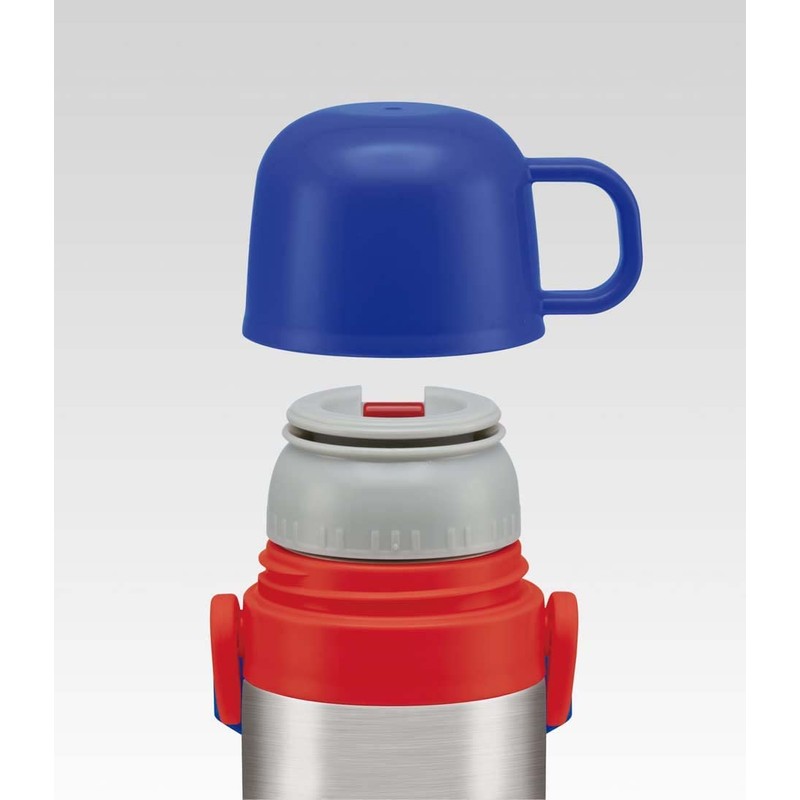 Skater SKDC4-A Children's 2-Way Stainless Steel Water Bottle with Cup,