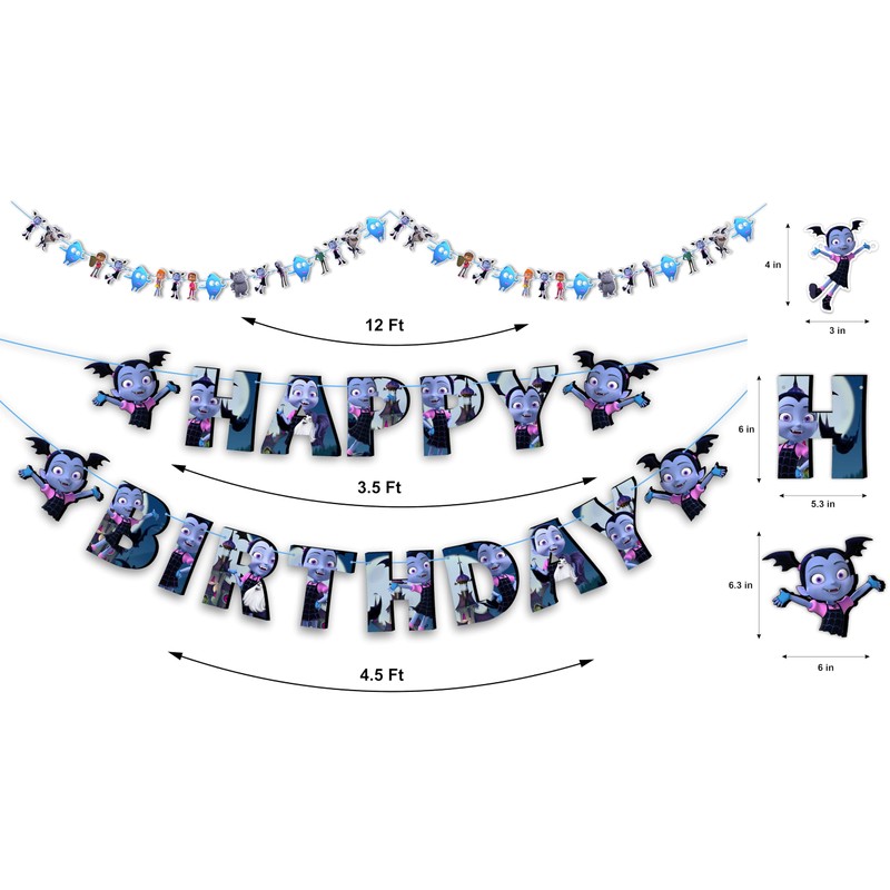 Seyal® Vampirina Theme Birthday Party Supplies