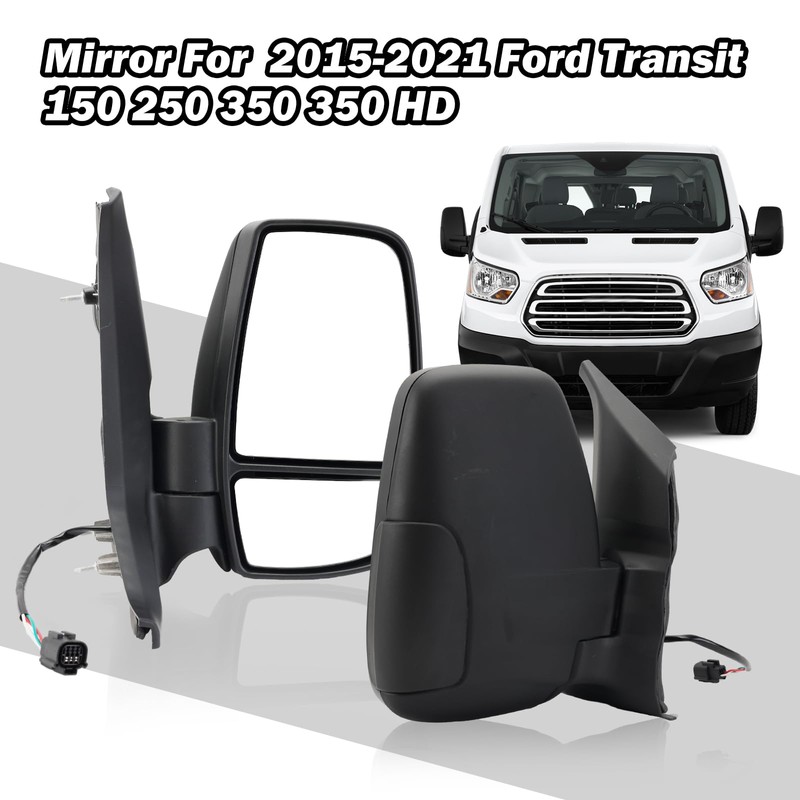 MOFOAP Passenger Side Mirror,Mirror Compatible with 2015-2025 Ford Transit 150