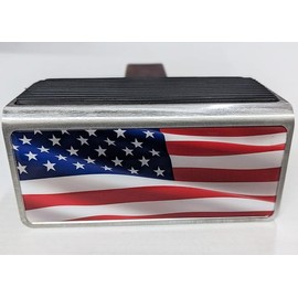 2" Receiver American Flag Step Hitch Cover Decal Heavy Duty