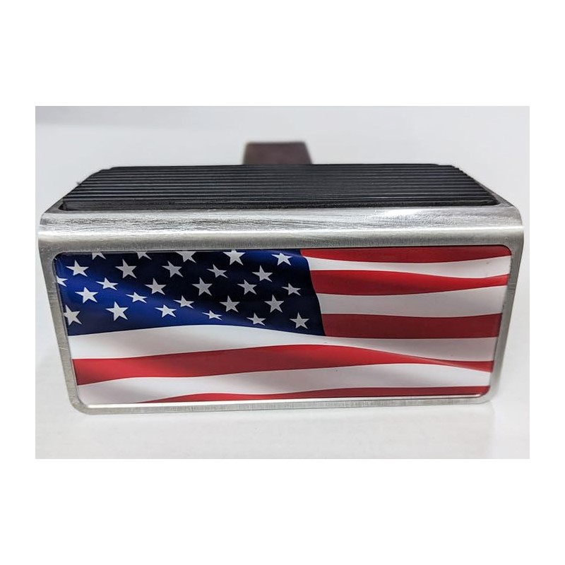 2" Receiver American Flag Step Hitch Cover Decal Heavy Duty