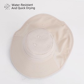 ZOORON Kids Sun Hat UPF 50+ Sun Protection Fishing Hat Toddler Wide Brim Summer Beach Hats with Neck Flap for Girl Boy