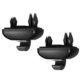 Pack of 2 Car Sun Visor Clip, Car Sun Visor Holder, Anti-Glare Holder for Sun Visors, Car Accessories and Sun Blending Accessories Hooks for A1 A3 A4L A5 A6L A7 Q3 Q5 - Black