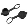 DGZZI GX12 Cap Lid 4PCS Black GX12 Aviation Connector Plug