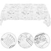 COHEALI Party Paper Tablecloth Birthday Decor Coloring Engineering Vehicle Theme