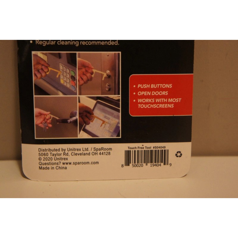 Sparoom 4 Sparoom Touch Free Tool Avoid touching dirty surfaces