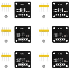 YELUFT 6pcs MT6701 Magnetic Encoder Magnetic Induction Angle Measurement Sensor Module 3.3V-5V 14bit High Precision Replace AS5600