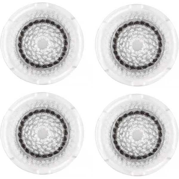 Clarisonic Sensitive Facial Cleansing Brush Head Replacement for Mia 1, Mia 2, Mia Fit, Alpha Fit, Smart Profile Uplift, 4 Count