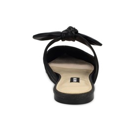 Nine West Women's Bowin Flat, Black 001, 6