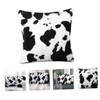 Mobestech Cow Spots Throw Pillow Covers Square Cushion Case with