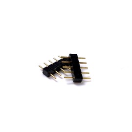 zmtyuguan 50pcs 12mm Black 5 Pin Cable Connector Clutch Adapter 5 pin RGBW LED Connector 5 pin led Connector for RGBW 5050 3528 LED Strip Strip
