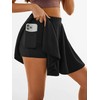 SOFIA'S CHOICE Women Athletic Skirt Pleated Flowy Skorts Skirts with