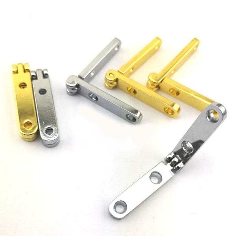 DOITOOL 10PCS 90 Degree Jewelry Box Hinges Side Rail Hinges