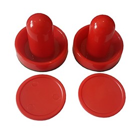Charlsten Air Hockey Set - 2 x Pusher 95 mm + 2 x Puck 75 mm
