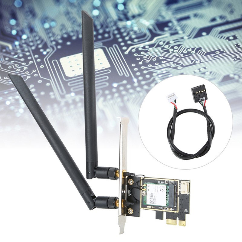 For Intel 9260NGW 1730Mbps PCI E Desktop Wireless Card 2.4g