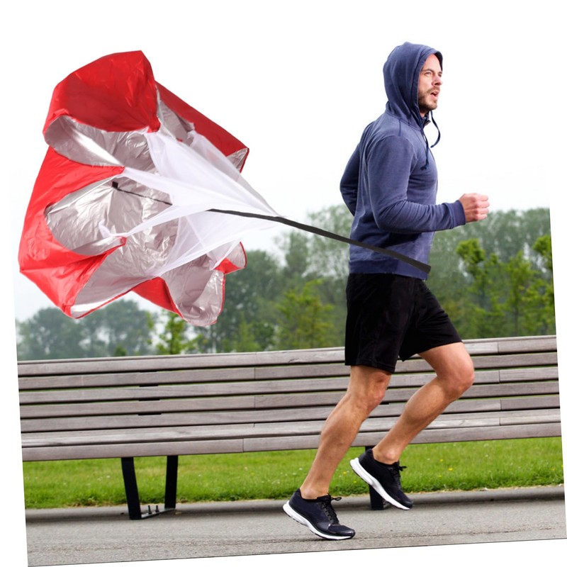 Kisangel Agility Training Parachute Football Running Parachute Oxford Fabric Strength