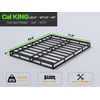 AROMUSTIME California King Box Spring 5 Inch High Profile Black