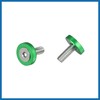 A ABSOPRO 20pcs Motorcycle Green Fender Bumper Washer Bolt Nut