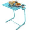HUANUO Adjustable TV Tray Table - TV Dinner Tray with