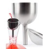 Plaisir de la Cave 3in1 Steel Funnel with Strainer (Wine
