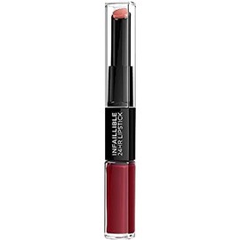 L'Oreal Paris Lip Make-up, Infallible Lipstick, 700 Boundless Burgundy, Liquid Lipstick for 24-Hour Full Lips, With Moisturising Lip Care Balm, Pack of 1