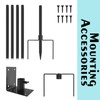 ERYTLLY Bird House Pole Mount Kit 80 Inch - Adjustable