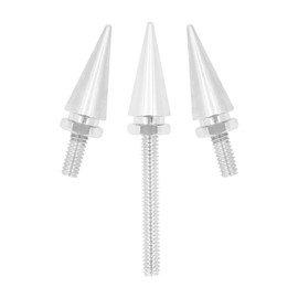 HDBUBALUS Motorcycle Wind Screen Windshield Trim Screw Windshield Spike Bolts Fit for Harley Electra Street Glide 2014-2023 3pc (Chrome)