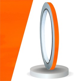 Decorative Strips Neon Orange in 5 mm Width and 10 m Length for Car Boat Jet Ski Model Making Tape Sticker Decorative Strips Film Neon Orange Neon Sticker Fluorescent