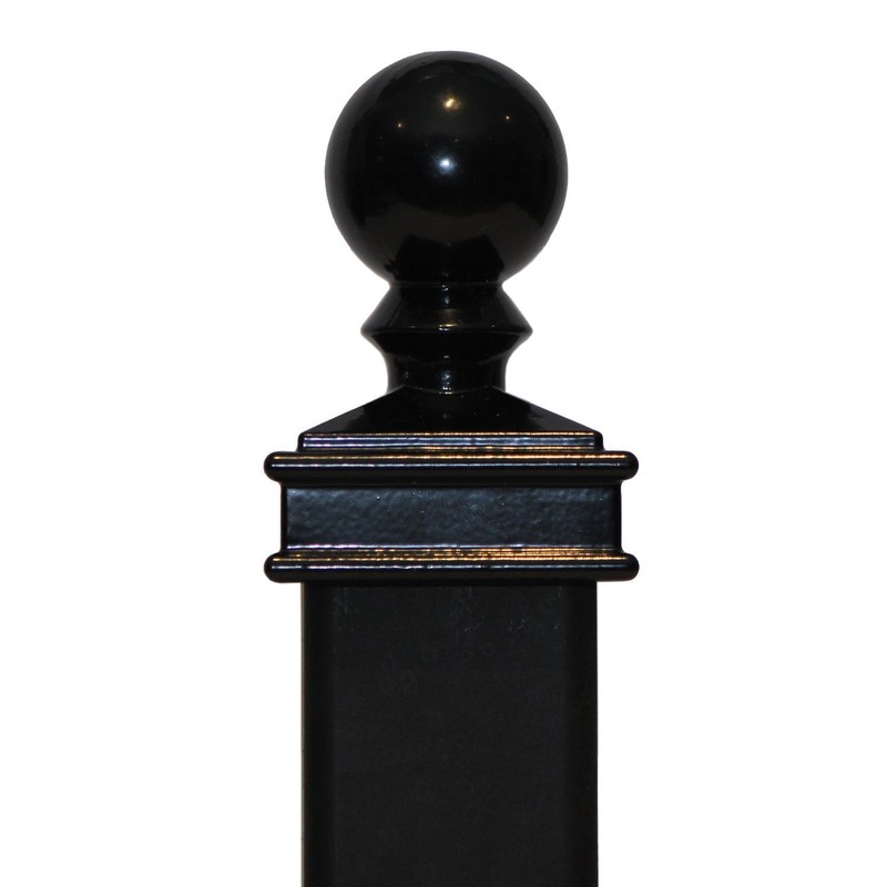 2" x 2" Aluminium Ball Top Post Cap for Metal