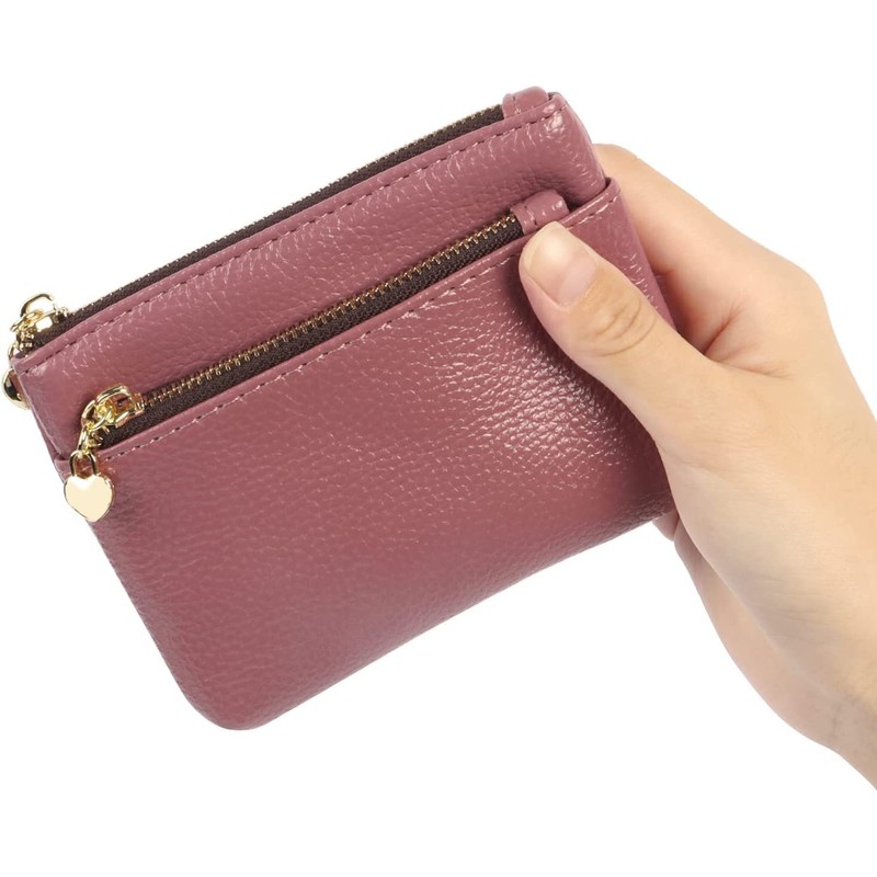 Creaher Women's Genuine Leather Coin Purses Mini Purse Coin Bag