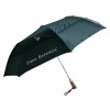NEW FIRST REPUBLIC BANK Compact Umbrella Expandable Wood Handle