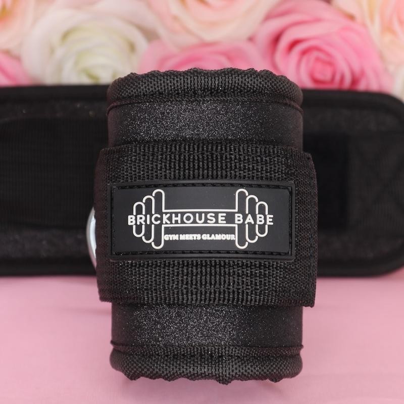 Women Glitter Ankle Straps For Cable Machine 2pc | Set