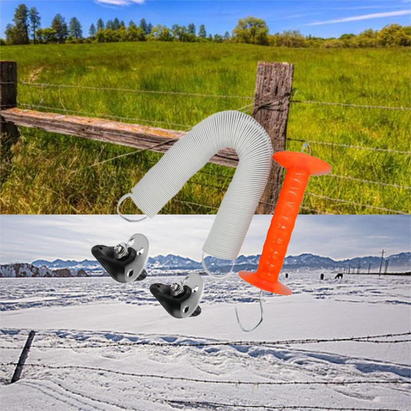 CYM-INSIST 24 ft Electric Fence Gate Handle Kit with Heavy