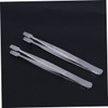 DOITOOL 3pcs Stainless Steel Stamp Nipper Tweezers Lightweight Precision Tools