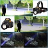 Led Headlamp Rechargeable for Adults Waterproof with Battery Display Motion
