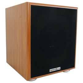 Universal Rockville ROCK SHAKER 6.5" Inch Wood 200w Powered Home Theater Subwoofer Sub