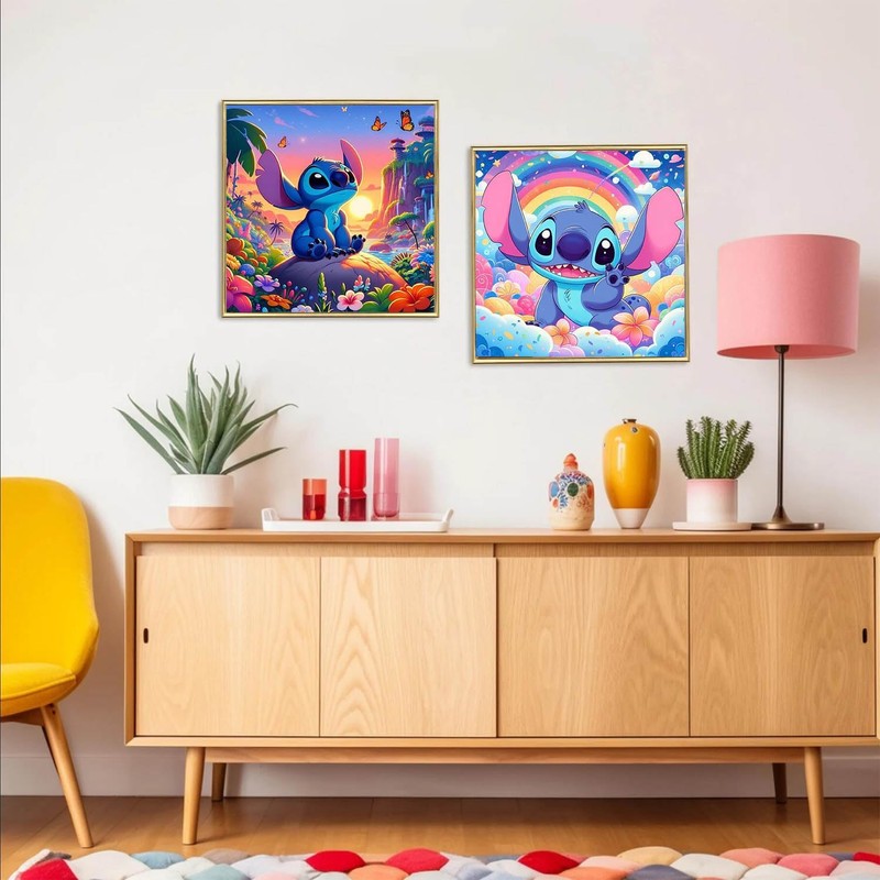 CLYCTIP Stitch Diamond Painting Kits for Adults,Diamond Painting Pictures by