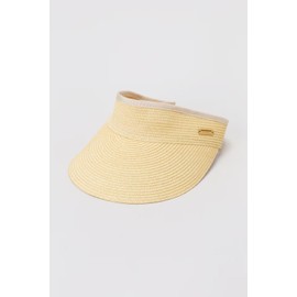 St Andrews 042-4187504 Women's Paper Braid Sun Visor (Head Circumference 22.0 inches (56 cm)/Golf Hat, 040_Beige