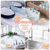 YUXIANLB 2PCS Plastic Soap Holder, Clear Self Draining Soap Dish
