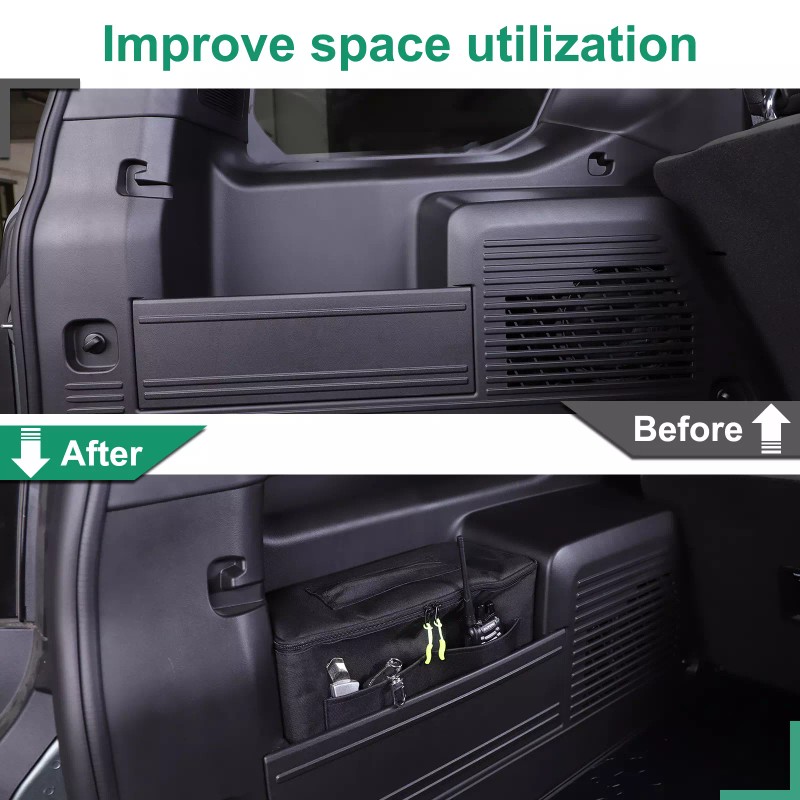 Carworld66 Fits For Hummer EV SUV 2024-25 Black Car Trunk