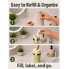 4 in 1 Travel Dispenser Bottle, TSA Approved Leak Proof