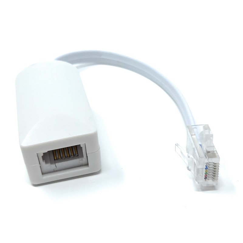 RJ45 to BT Socket Adaptor for Secondary Phone Line Telephone