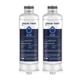 GLACIER FRESH DA97-17376B HAF-Qin Water Filter Replacement for HAF-Qin, DA97-08006C, RF23M8070SG, RF23M8070SR, RF23M8090SG, RF23M8090SR, RF23M8570SR, 2 Pack (Package may vary)