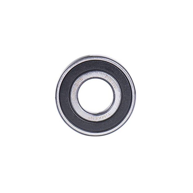 TIMKEN 6204-2RS 2PACK Double Rubber Seal Bearings 20x47x14mm, Pre-Lubricated and